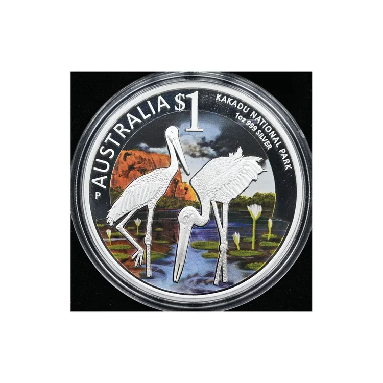 2013 World Heritage Sites Kakadu Silver 1oz - Coloured Coin