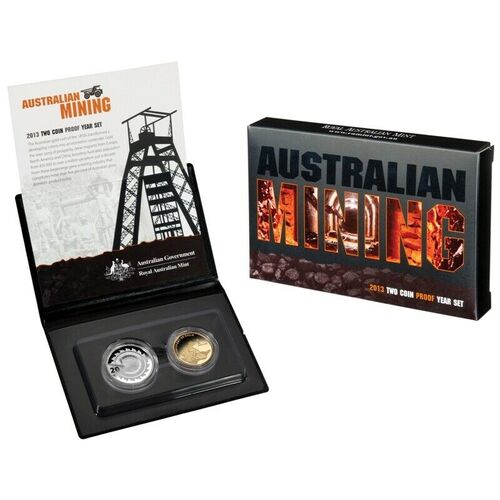 2013 Australian Mining 2 Coin Proof Set