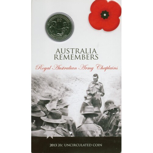2013 - 20c Australia Remembers Army Chaplains