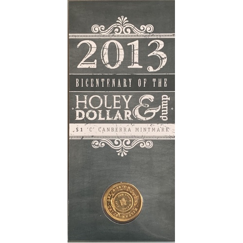 2013 $1 Holey Dollar & Dump "C" Mintmark Mint 