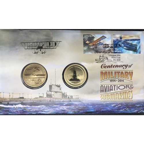 2014 PNC Centenary of Military 1914-2014 Aviation & Submarines 