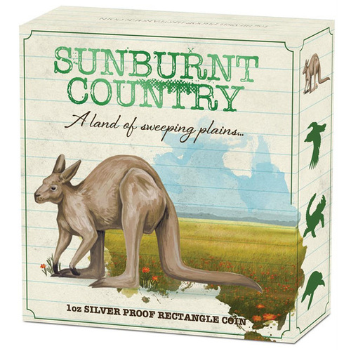 2015 1oz Sunburnt Country - Sweeping Plains Silver Proof Coin