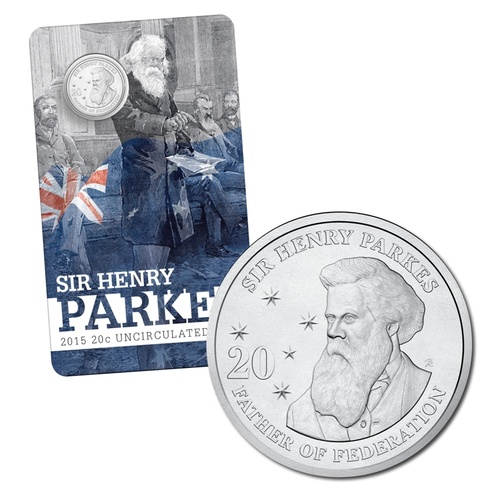 2015 Sir Henry Parks Twenty Cents