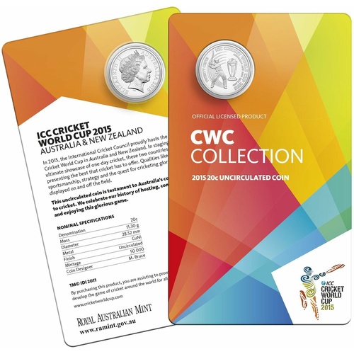 2015 - ICC Cricket World Cup Twenty Cents