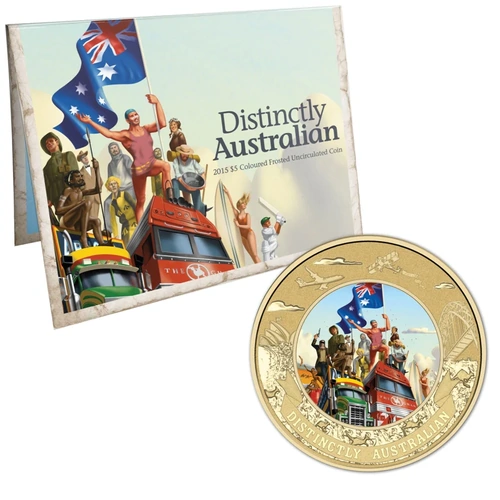 2015 $5 Distinctly Australian Carded Coin