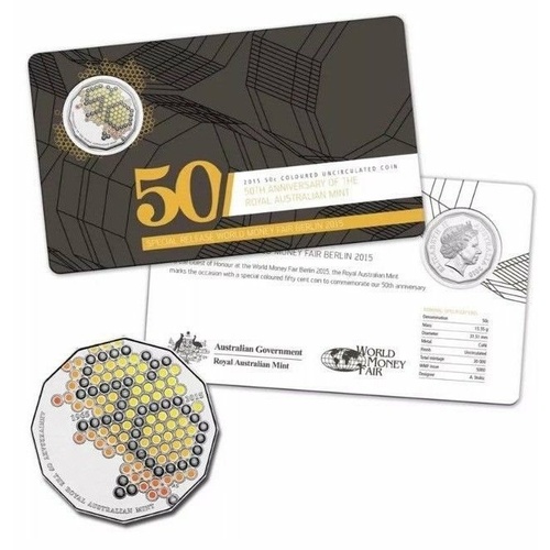 2015 - Coloured 50th anniversary of the RAM - WMF Berlin Fifty Cents