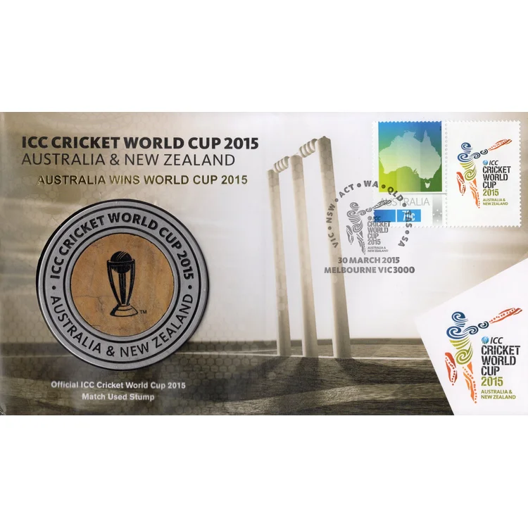 2015 ICC Cricket World Cup Australia & New Zealand Medallion PMC