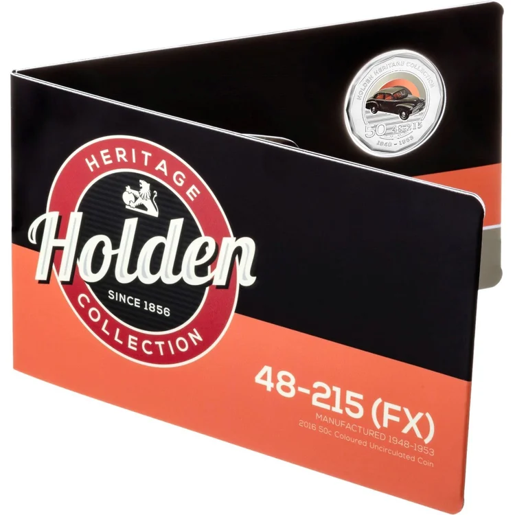 2016 50c 1948 Holden 48-215 (FX) in Folded Presentation Card