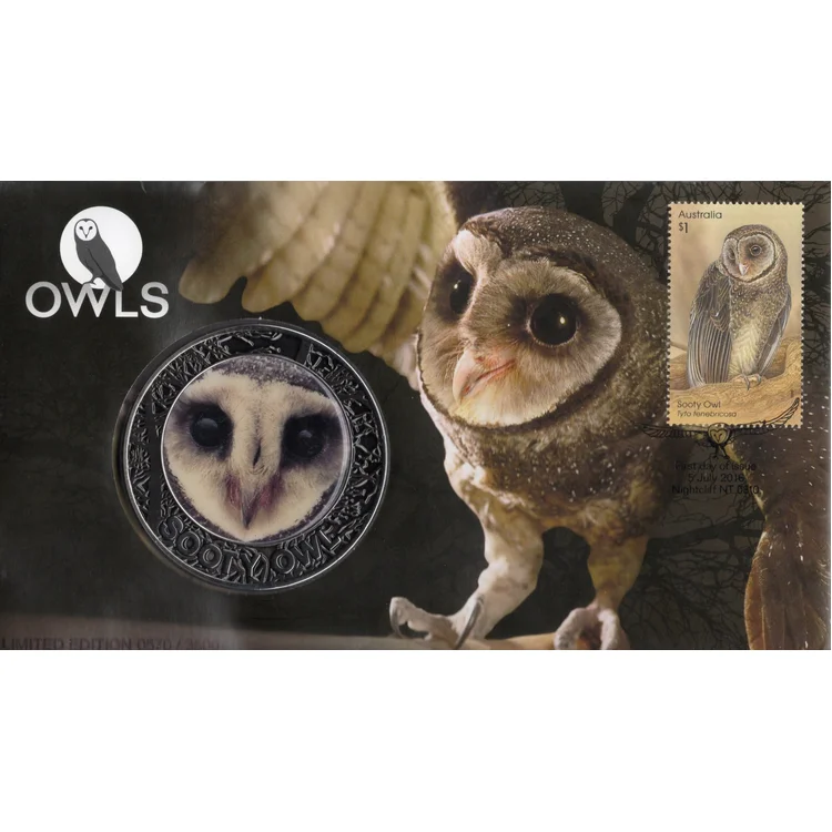 2016 Sooty Owl Medallion PMC
