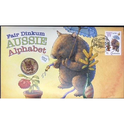 2016 PNC Fair Dinkium Aussie alphabet W coloured dollar  