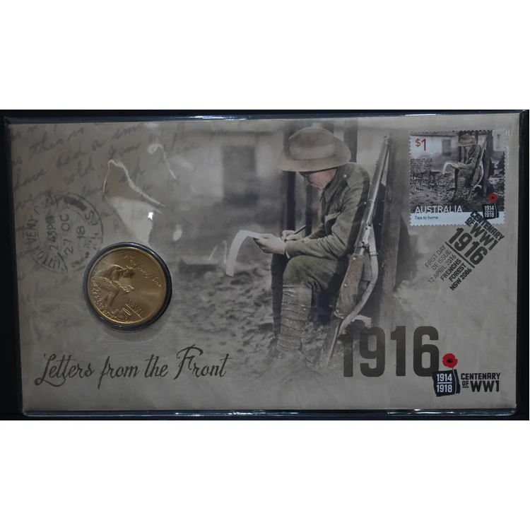 2016 Centenary of WWI: Letters from the Front $1 PNC