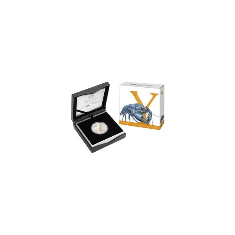 2017 $1 Silver Proof Y is for Yabby - Alphabet Series Boxed Coin