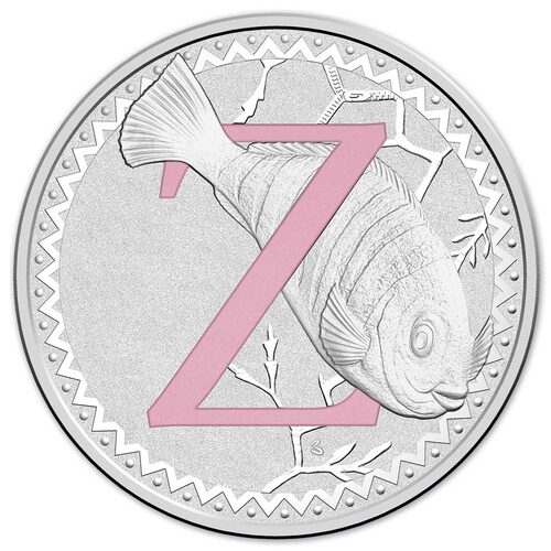2017 $1 Silver Proof Z - Alphabet Series
