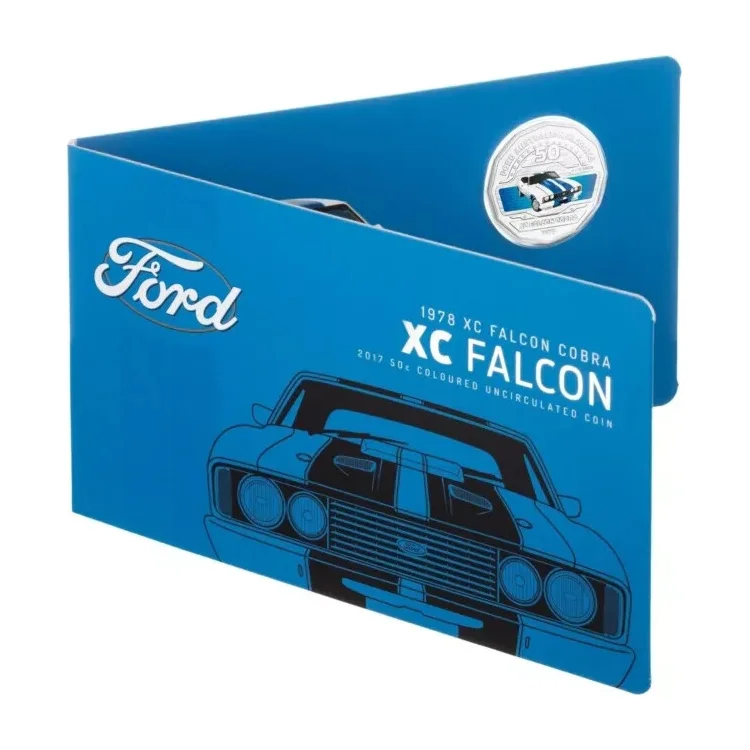 2017 50c 1978 Ford XC Falcon Cobra in Folded Presentation Card