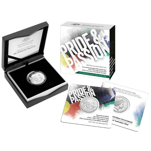 2017 50c Pride & Passion Silver Proof