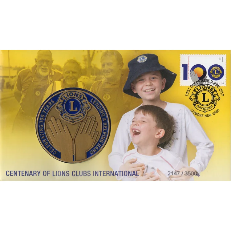 2017 Centenary of Lions Clubs International Medallion PMC