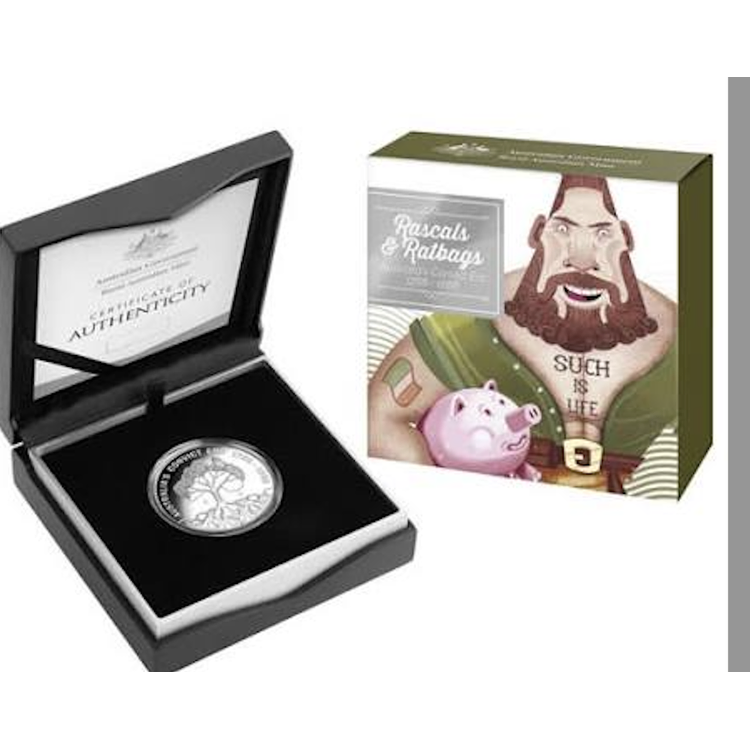 2018 Silver $1 - Rascals & Ratbags Fine Silver Proof Coin