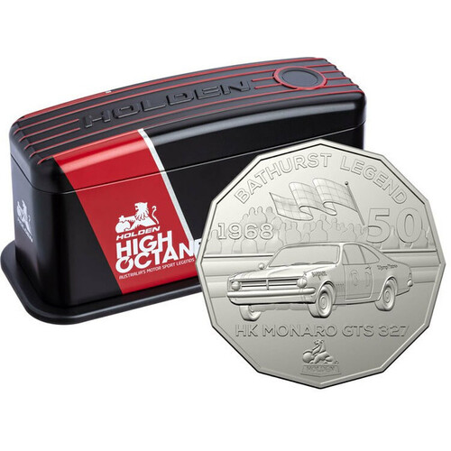 2018 50c Holden High Octane Seven Coin Tin