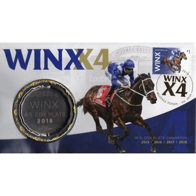 2018 WINX  4-Time W.S. Cox Plate Chpion Medallion PMC
