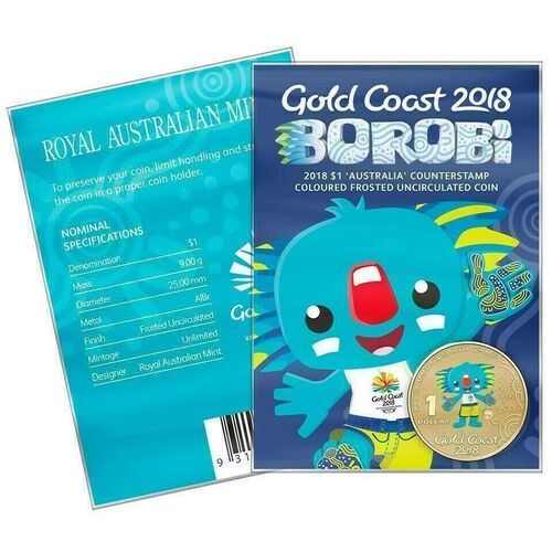 2018 $1 Gold Coast Commonwealth Games Borobi