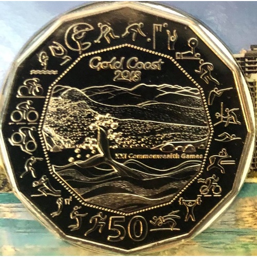 2018 Gold Coast 50c PNC - Only 7500 Made!