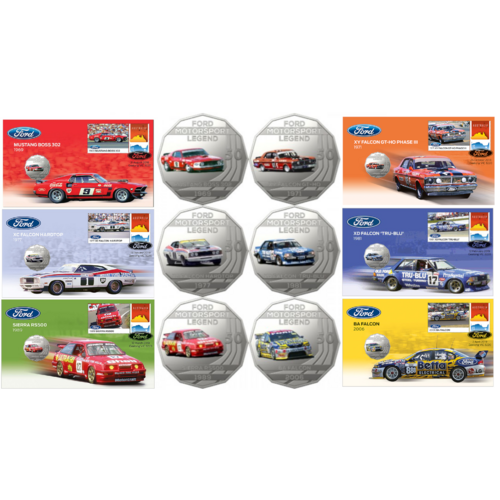 2018 Ford 50c Set of 6