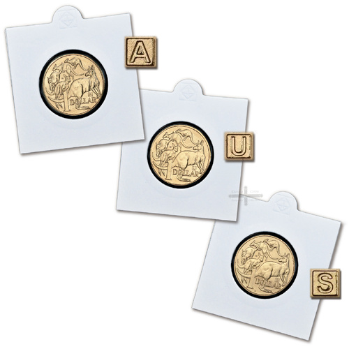 2019 $1 'A' 'U' 'S' Mintmark Single Uncirculated Coins