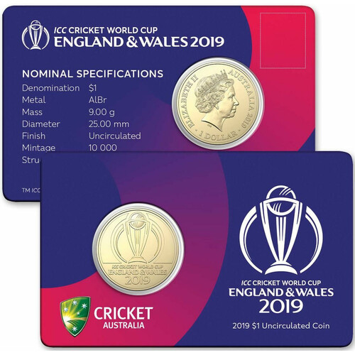 2019 $1 ICC Cricket World Cup England v Wales