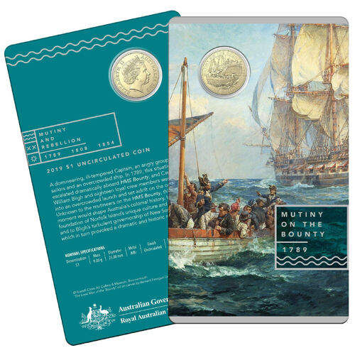 2019 $1 Mutiny of the Bounty