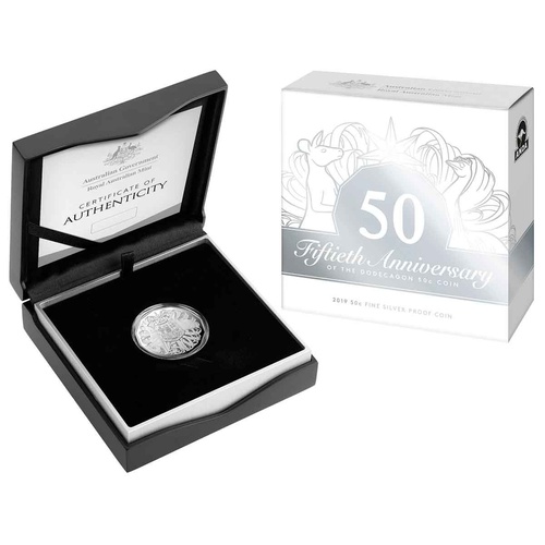 2019 Silver 50c Limited Edition 1969