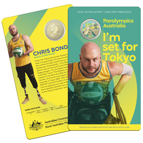 2020 $1 Australian Paralympic Team Ambassador Uncirculated Coin