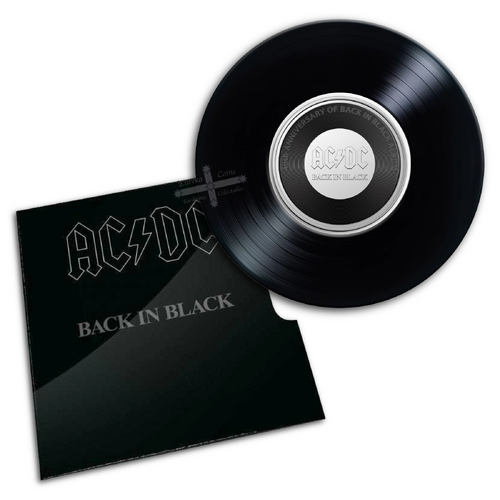 2020 20c AC/DC - Back in Black Carded Coin