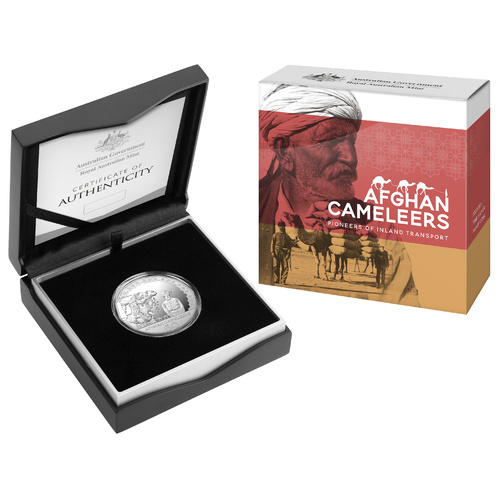 2020 50c Silver Proof Afghan Cameleers Coin