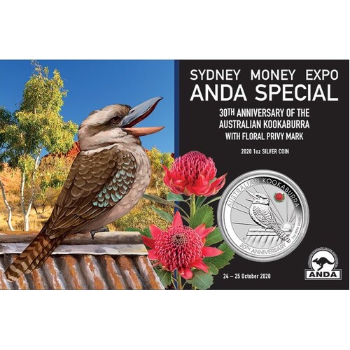 2020 $1 Sydney ANDA Australian Kookaburra