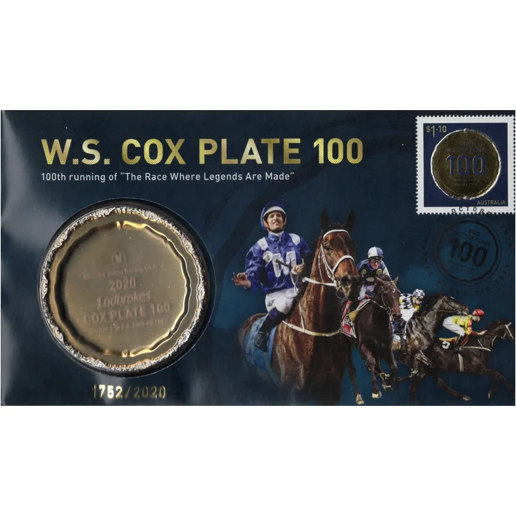 2020 100th Running of W.S. Cox Plate Medallion PMC