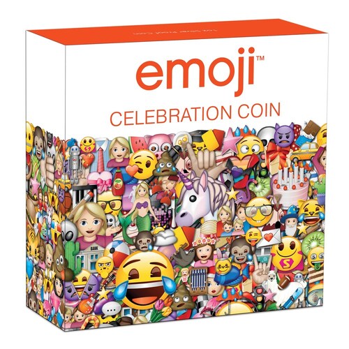 2021 $1 Silver Emoji Celebration Coin