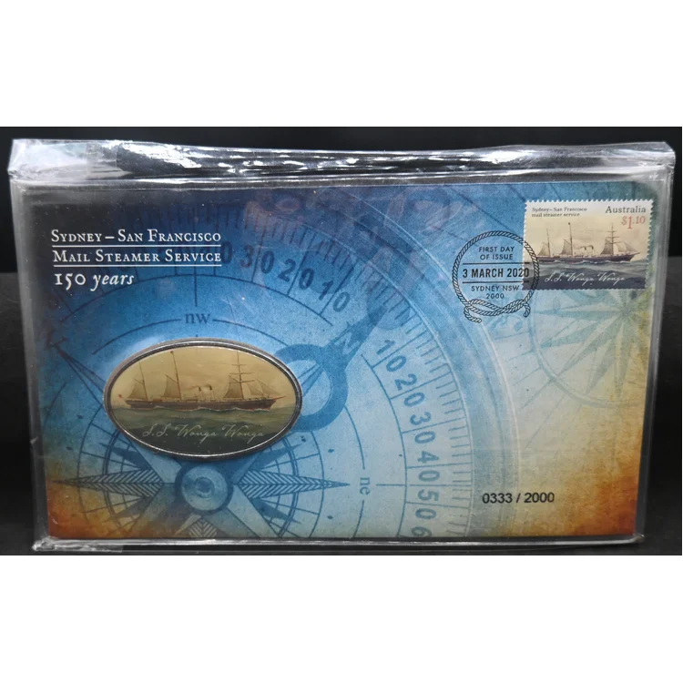 2020 Sydney-San Francisco Mail Steamer Service 150 Year (PMC Medallion)