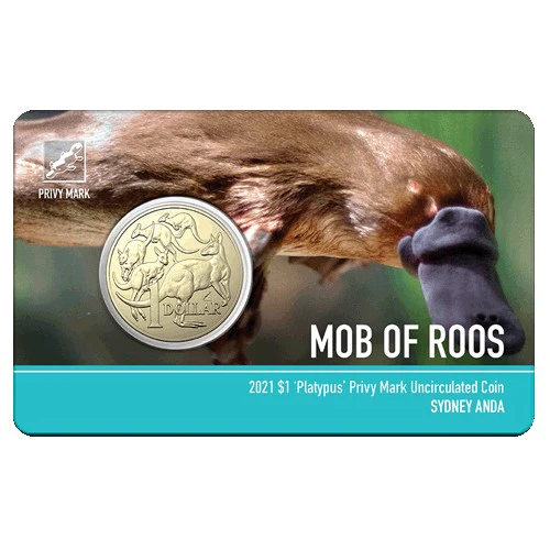 2021 $1 ANDA Sydney - MOR 'Platypus' Privy Mark