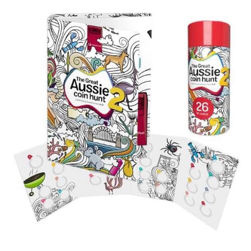 2021 - 26 Coin Great Australian Coin Hunt with Folder