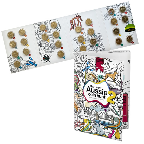 2021 $1 Great Australian Coin Hunt 2 - UNC Folder set