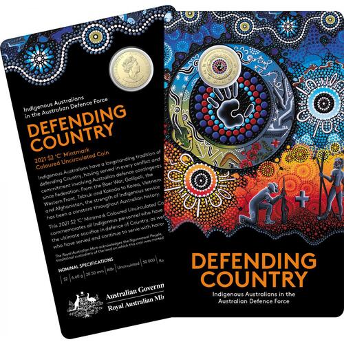2021 $2 Defending Country 'C' Mintmark