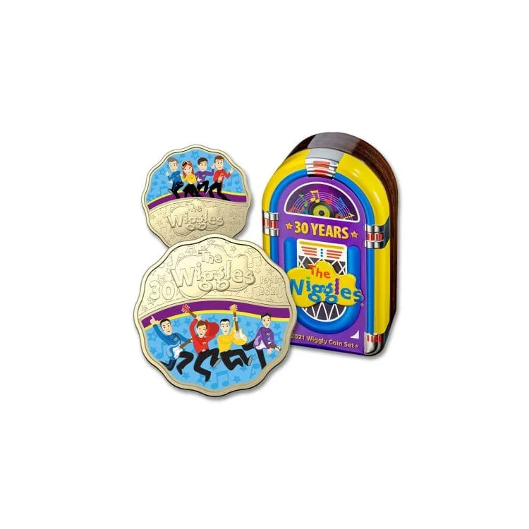 2021 30 Years of the Wiggles Jukebox 2-coin set