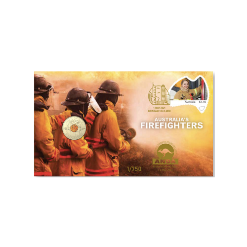 2021 Brisbane ANDA $2 Australian Firefighters PNC