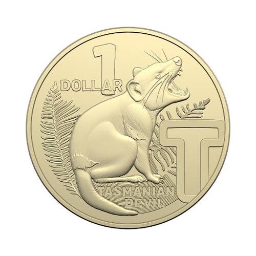 2022 $1 "T" Great Australian Coin Hunt