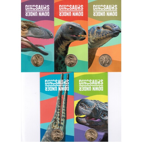 2022 $1 Dinosaurs Down Under 'C' Canberra Counterstamp