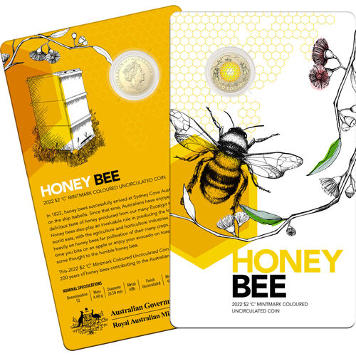 2022 $2 Honey Bee 'C' Mintmark