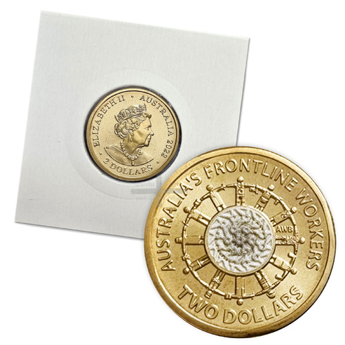 2022 $2 Frontline Workers - UNC Single Coloured Coin