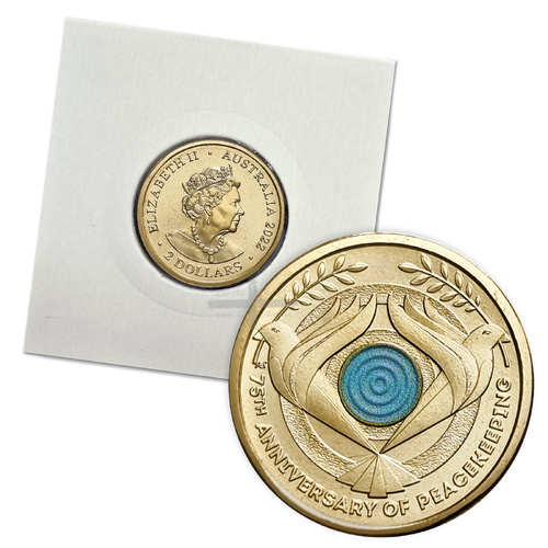 2022 $2 75th Anniversary - Peacekeeping Single Coin