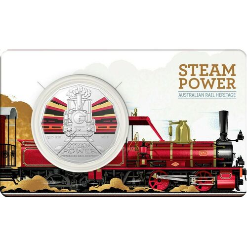 2022 50c Steam Power Train QLD A10 No.6 in Mint Card