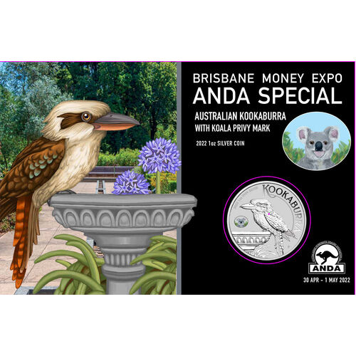 2022 $1 Brisbane ANDA Australian Kookaburra